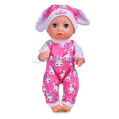 Пупс озвуч 20см, пьет, писает, закр. глазки, 3 акс