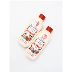 Подарочный набор в деревянной корзине «Рождество», гель для душа, шампунь, полотенце, РЯБИНА