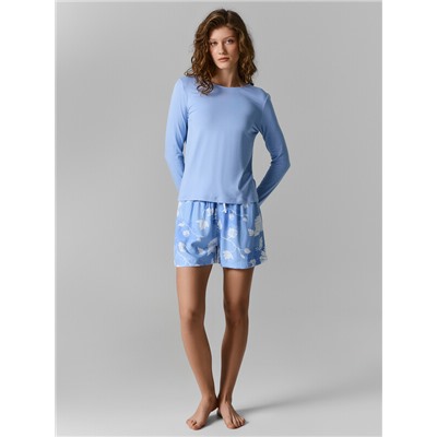 КОМПЛЕКТ ЖЕНСКИЙ (ДЖЕМПЕР, ШОРТЫ) 592660