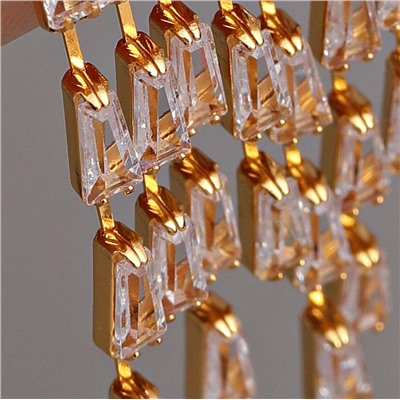 Серьги длинные на гвоздиках арт. 13 3461 (id 275382)