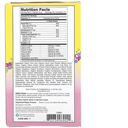 Now Foods, Real Food, Слендер Стикс, Асаи, лемонад, 12 пакетиков, 4 г каждый