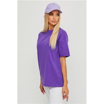 Футболка оверсайз женская ГБ4000-ФЖ (Фиолетовый)