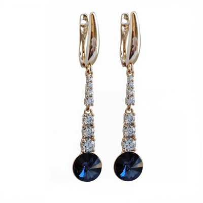 Серьги с кристаллами Swarovski