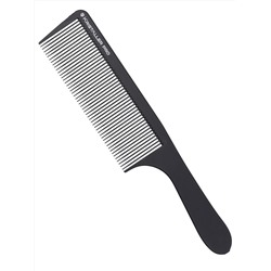 Kristaller Профессиональный гребень для волос с ручкой 0611, карбон, черный, 22 см 25324