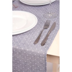 Дорожка на стол из рогожки 145Х45 Happy Fox Home