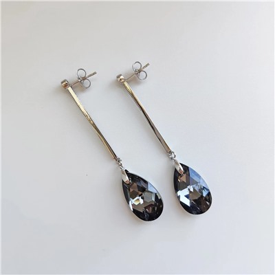 Серьги с кристаллами Swarovski