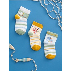 Omsa Носки OMSA kids   Calzino 21P72 с ажурным переплетением сетка (Кит, Краб, Чайка)