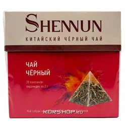 Чай чёрный среднелистовой в пирамидках Shennun, Китай, 40 г (20 шт) Акция