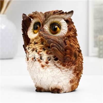 Копилка для денег «Сова», полистоун, 11×10.5×15 см