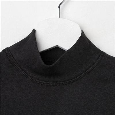 Термобельё для мальчика (водолазка,кальсоны), цвет чёрный, рост 98 см (28)