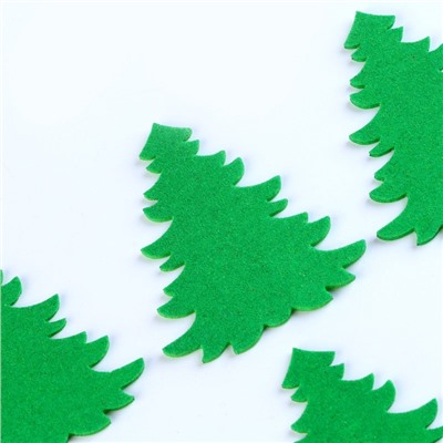 Новогодний декор «Ёлочки», набор 10 шт.