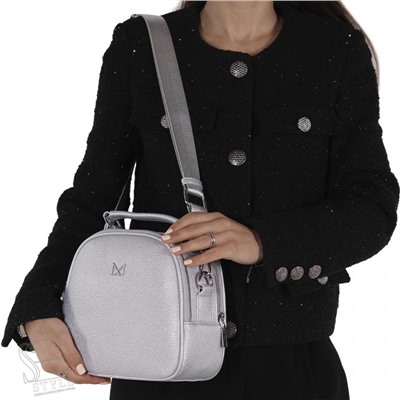Рюкзак женский 8166CD silver Alex&Mia