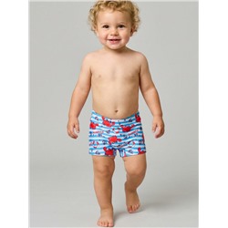 Плавки-шорты детские трикотажные для мальчиков, средней длины