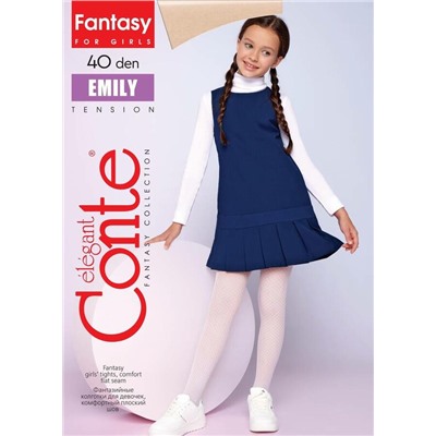 Колготки детские CONTE Эластичные колготки с ажурным рисунком EMILY