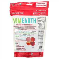 YumEarth, Органические леденцы, любимые фрукты, 368,5 г
