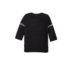 Джемперы CONTE LD 853 Ультрамодный фактурный джемпер с металлическим декором на рукавах