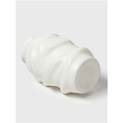 Ваза для цветов, пластик, 9×6×20 см, 1.7 л, белая