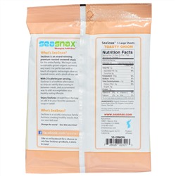 SeaSnax, Toasty Onion, Roasted Seaweed Snack, 5 sheets - .54 oz (15 g)