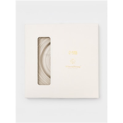 Тарелка подстановочная Magistro, d=33 см, стекло, бежевая