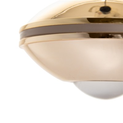 Светильник «Сатурея» LED 11 Вт 3000К золото 11.5×11.5×8-108 см BayerLux