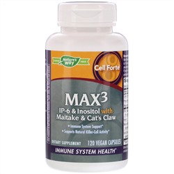 Nature's Way, Cell Forté MAX3, 120 веганских капсул