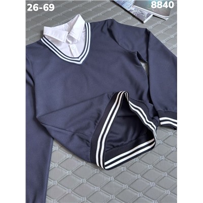 Джемпер 8840 синий