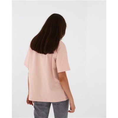 Футболка женская MIST basic, размер 48-50, розовая
