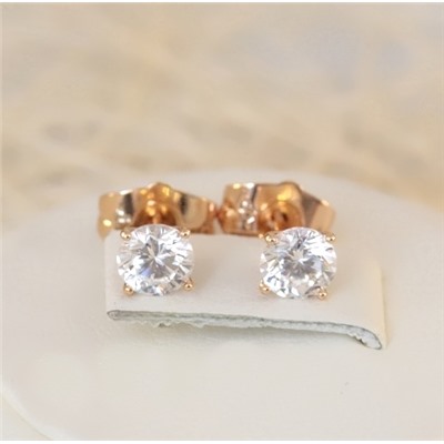 Серьги-гвоздики позолота  H01-5944