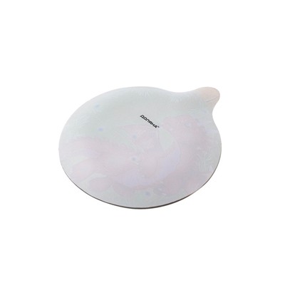 Блюдо стеклянное сервировочное Доляна «Ёлочная игрушка. Дракоша», 18.2×15.5 см