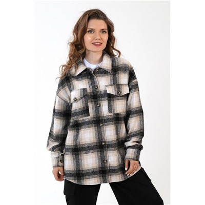 Рубашка женская Квадро-3 (Коричневый)