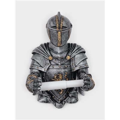 Держатель для туалетной бумаги «Рыцарь», 18×22×32 см, хром