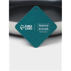 Сковорода 3Ply Hanna Knövell, d=30 см, h=5.5 см, толщина 2.2 мм, индукция, антипригарное покрытие, нержавеющая сталь