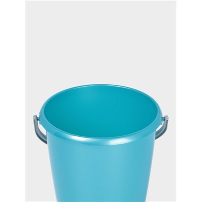 Ведро с крышкой «Соло», 3 л, перламутровое бирюзовое