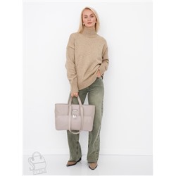 Сумка женская кожаная 1015C apricot Polina&Eiterou