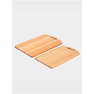 Доска разделочные, набор 2 шт., береза, 30×18×0.8 см, 35×22×0.8 см, пропитаны мин.маслом