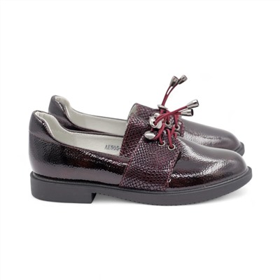 Туфли АЕ505-35 бордовые