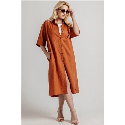 Платье  8801/04/Терракотовый