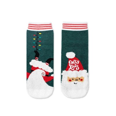 Новогодние CONTE-KIDS NEW YEAR Новогодние носки с пушистой нитью «Enjoy Xmas»