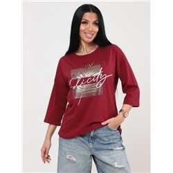 Футболка "Хоста" (Бордовый)