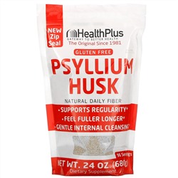 Health Plus, 100 % чистая шелуха семян подорожника, 680 г (1,5 фунта)