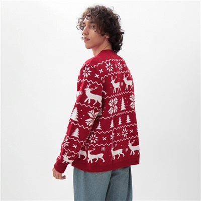 Свитер вязаный новогодний KAFTAN New Year, размер 42