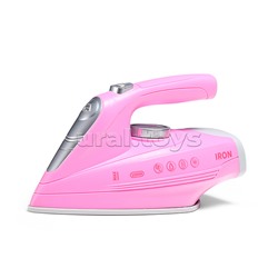 Бытовая техника "Утюг с гладильной доской" в коробке( цвет розовый)