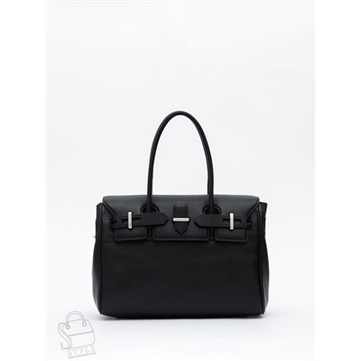 Сумка женская кожаная 1081M black Polina&Eiterou