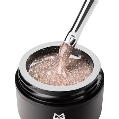 MANITA Гель моделирующий для ногтей с хлопьями юки / Builder Gel Flash №03, 15 мл 28220