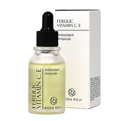 Roda Roji Антиоксидантная сыворотка с феруловой кислотой и витаминами С и Е Ferulic Vitamin C E  Antioxidant Ampoule
