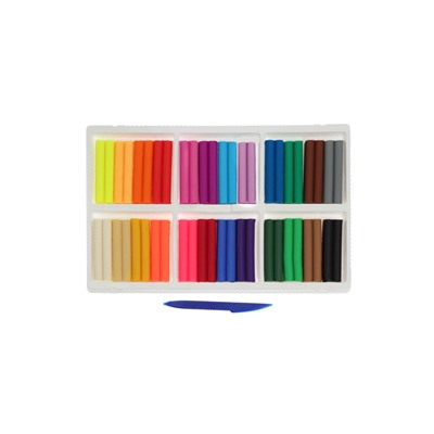 Пластилин мягкий (восковой) «Луч. Фантазия», 24 цвета, 360 г, со стеком, МИКС