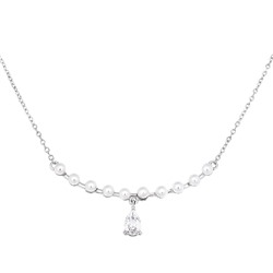 Колье, жемчуг swarovski, FYN-3374