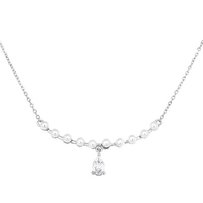 Колье, жемчуг swarovski, FYN-3374