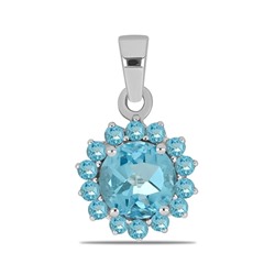 Подвеска, топаз, Подсолнух