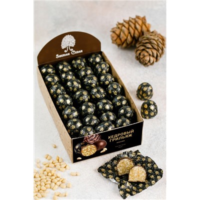 Кедровый грильяж Классический / шоу-бокс / 540 г / ТМ Сибирский кедр